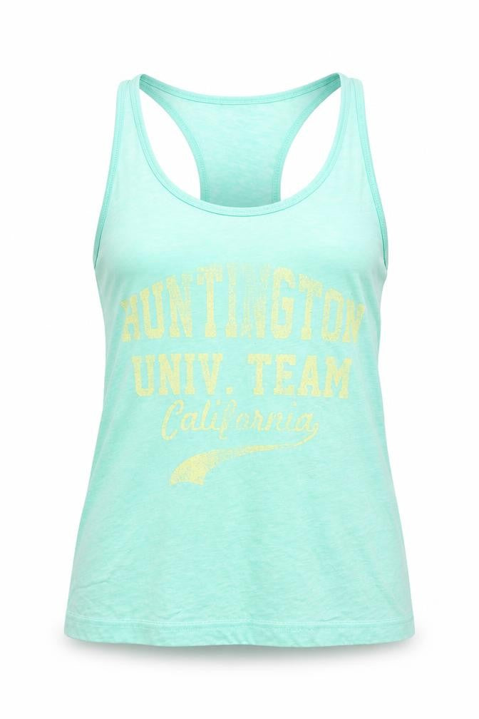 Brave Soul Womens Green   Basic Tank Size XS  - California