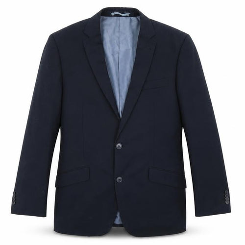 F&F Mens Blue Striped Rayon Jacket Suit Jacket Size 42