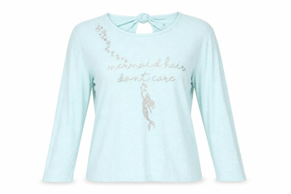 Front view of Love To Lounge women’s green jumper, size XL