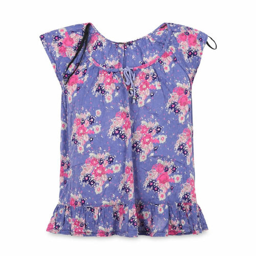 Dorothy Perkins  Womens Purple Floral  Basic Blouse Size 8