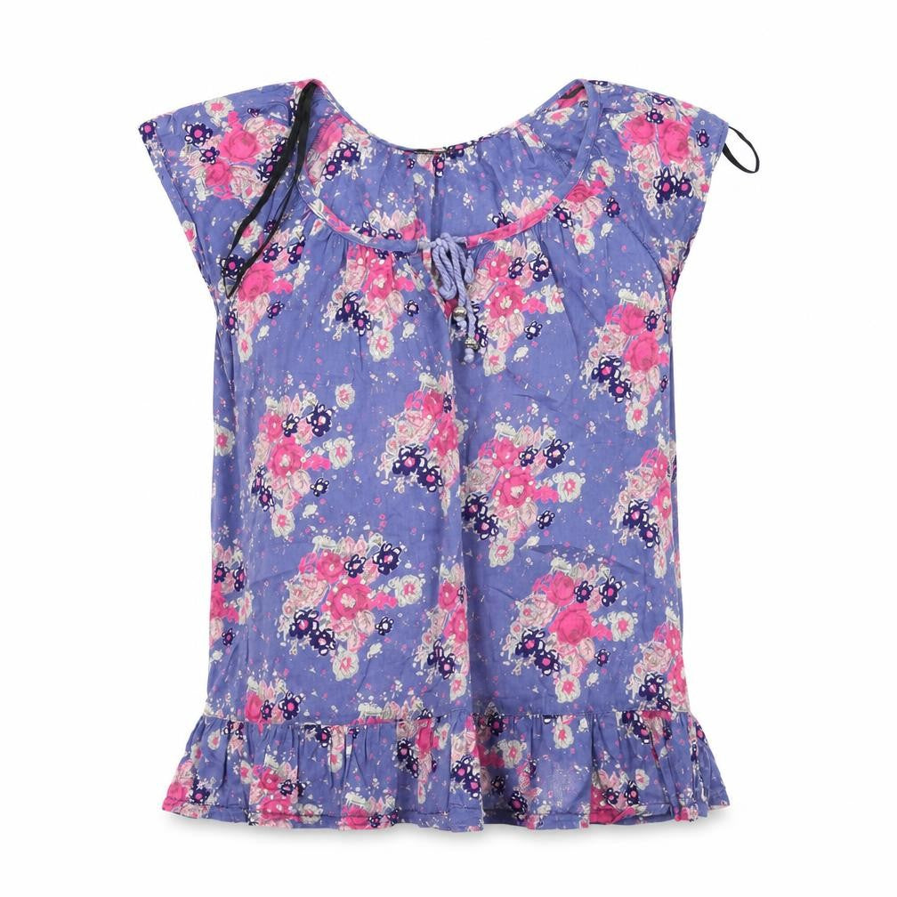 Dorothy Perkins  Womens Purple Floral  Basic Blouse Size 8