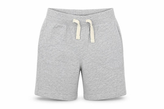 Front view of Gap girls’ grey houndstooth cut-off shorts, size 4, years