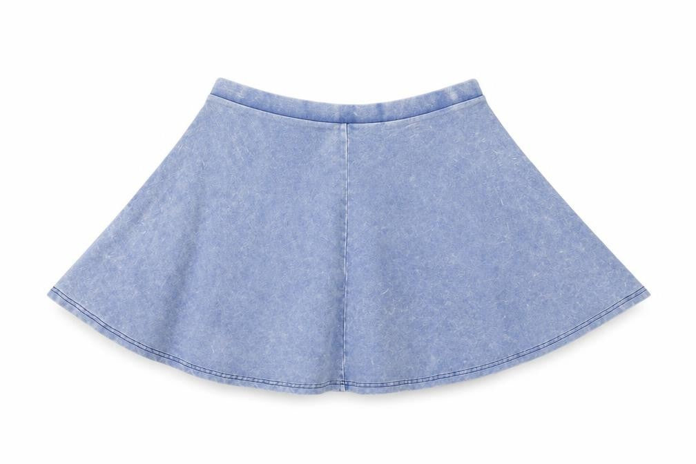 Topshop Womens Blue   Flare Skirt Size 6