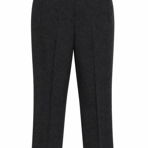 Dunnes Stores Womens Black Polka Dot  Trousers  Size 14 L27 in