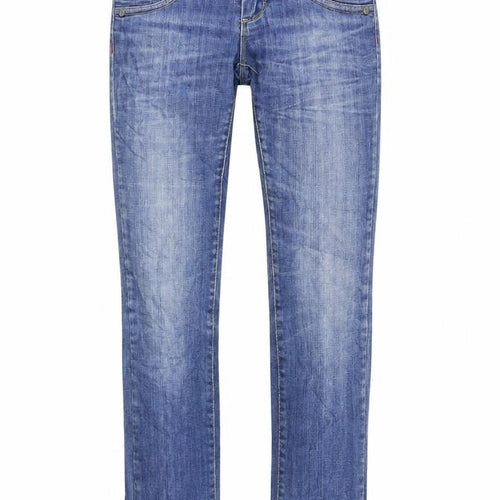 moda + Womens Blue  Denim Straight Jeans Size 27 in L32 in