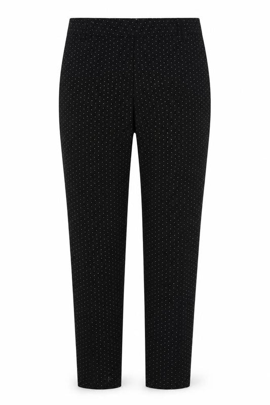 Front view of Next women’s black trousers, size UK 10, 26-inch leg