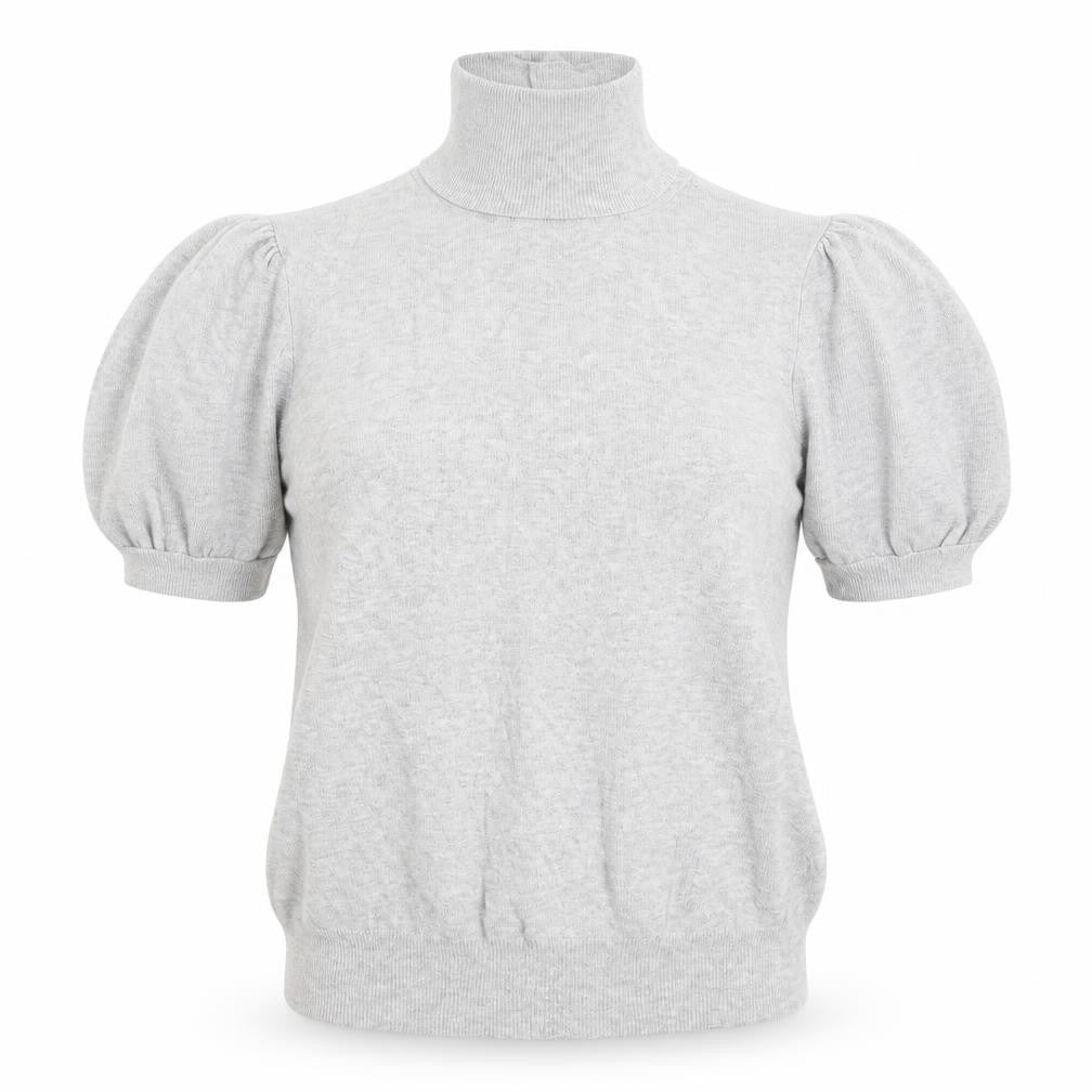 Front view of Dorothy Perkins women’s grey jumper, size UK 14