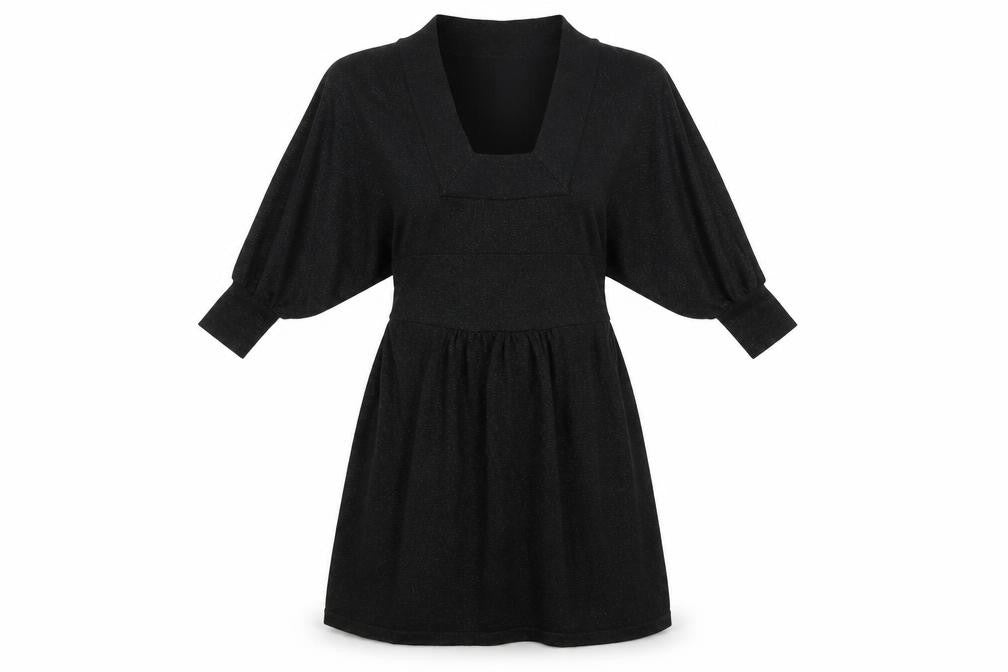 Front view of Lola women’s black a-line, size S