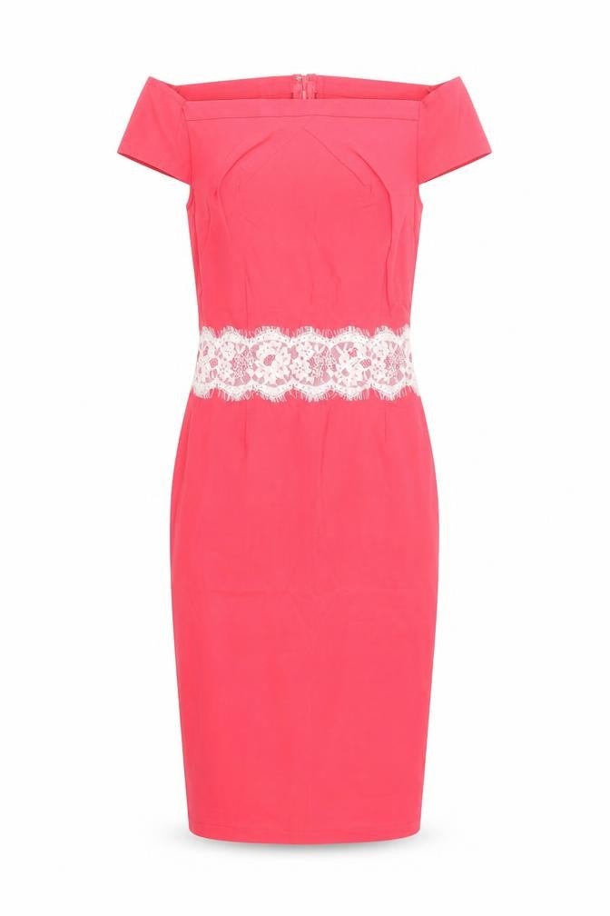 Paper Dolls Womens Pink   Pencil Dress  Size 6