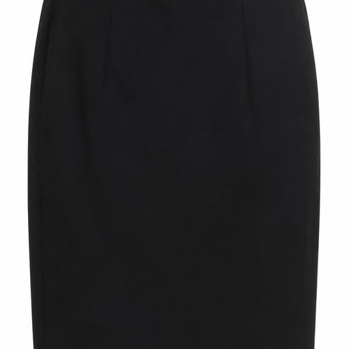 Arlene Phillips Womens Black   Straight & Pencil Skirt Size 33 in