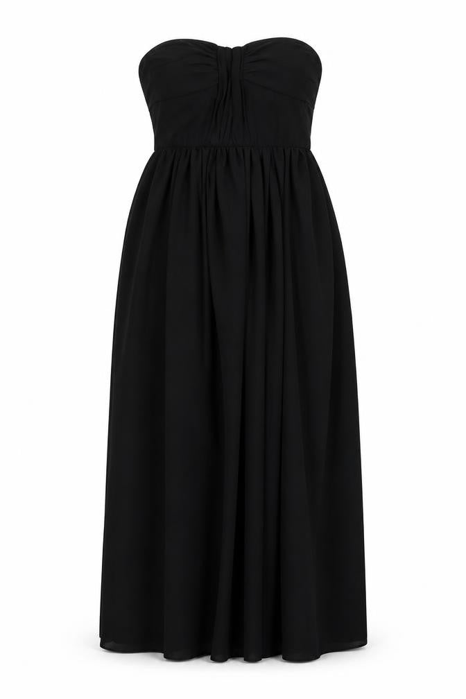 TD Womens Black   A-Line  Size 8