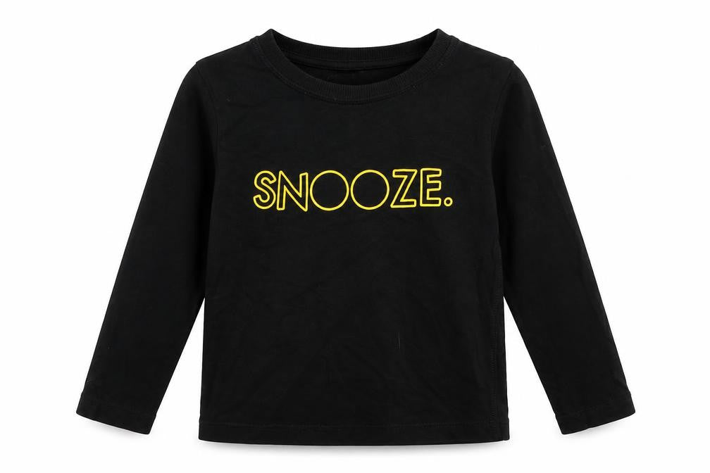 Front view of Next boys’ black basic t-shirt, size 3, years