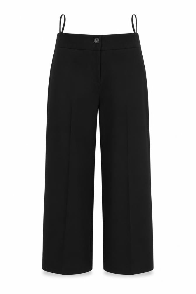 Preworn Womens Black   Trousers  Size 8 L26 in