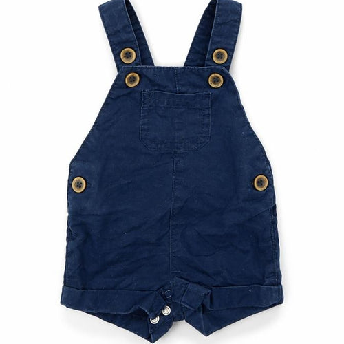 F&F Girls Blue   Dungaree One-Piece Size 0-3 Months