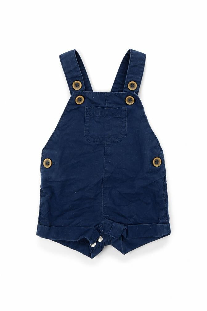 F&F Girls Blue   Dungaree One-Piece Size 0-3 Months