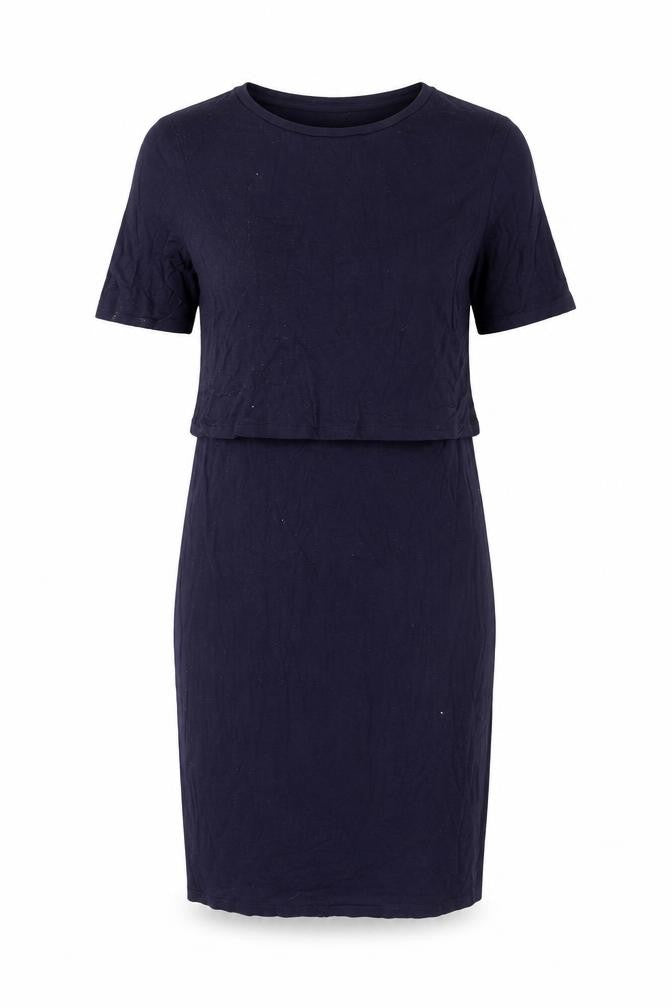 Front view of New Look women’s purple a-line, size UK 10
