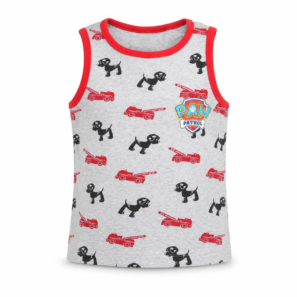 Front view of Nickelodeon girls’ grey basic tank, size 5, years
