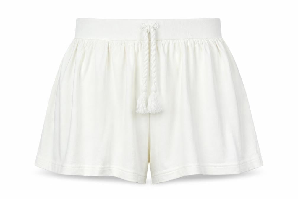 Matalan Girls White   Sweat Shorts Size 7 Years