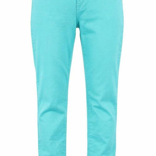 Simon Martin Womens Green  Denim Straight Jeans Size 8 L31 in
