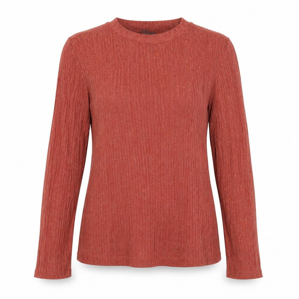 Front view of Primark women’s brown basic blouse, size M