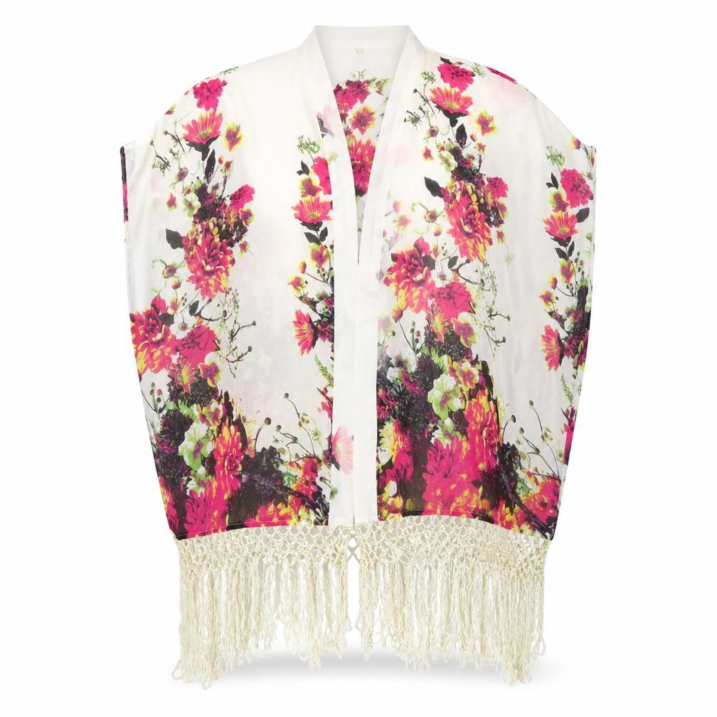 Parsian Collection Womens Multicoloured Floral  Cardigan Jumper Size 8