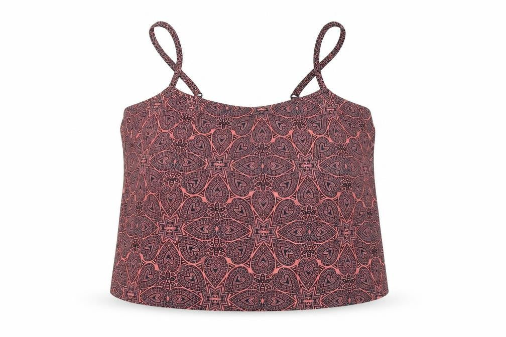 New Look Girls Pink Paisley  Basic T-Shirt Size 11 Years