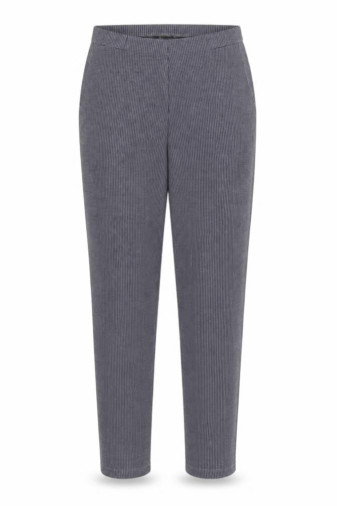 Preworn Womens Blue Houndstooth  Trousers  Size 30 in L27 in