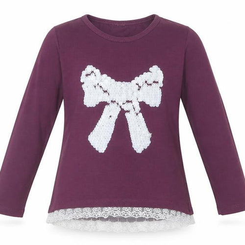 Breeze Girls Girls Purple   Basic T-Shirt Size 10 Years