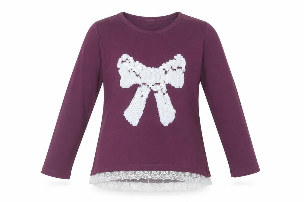 Breeze Girls Girls Purple   Basic T-Shirt Size 10 Years