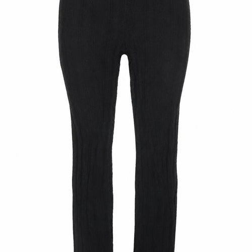 Preworn Womens Black  Knit Trousers  Size S L27 in