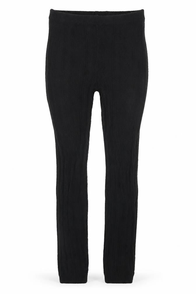Preworn Womens Black  Knit Trousers  Size S L27 in