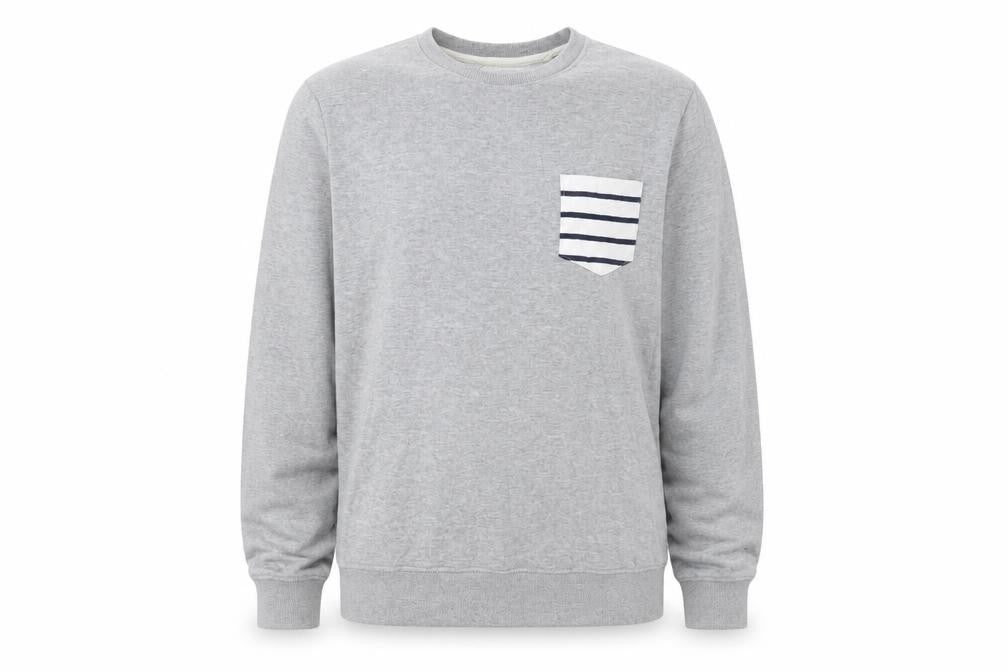 Front view of River Island girls’ grey jumper, size 12, years