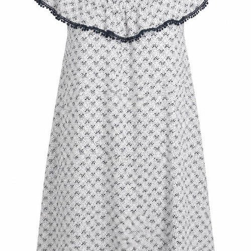 George Womens White Floral  A-Line  Size 14  - Blue