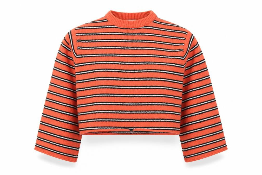 Lauren Taylor Womens Pink Striped  Pullover Jumper Size L