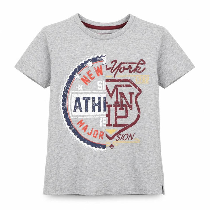 Matalan Boys Grey   Basic T-Shirt Size 6 Years  - New York