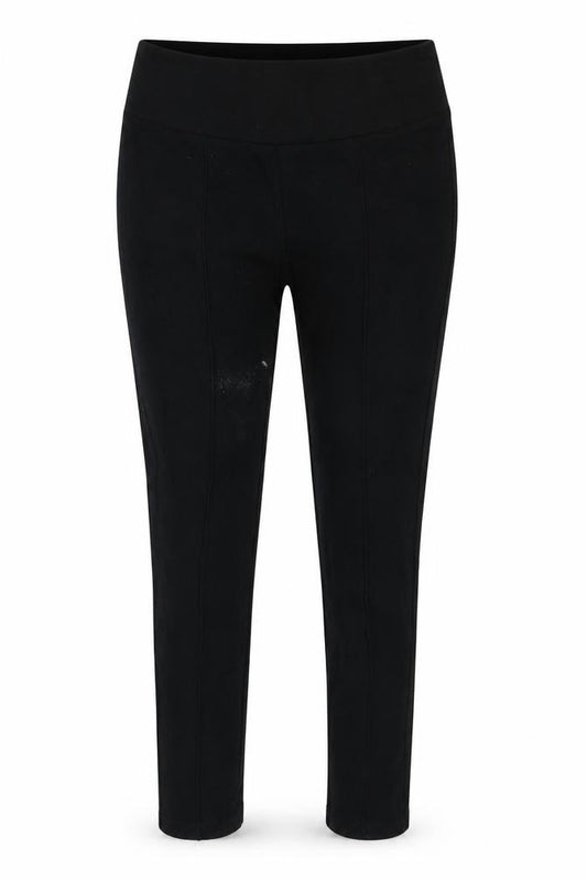 Front view of Next women’s black leggings, size UK 6, 22-inch leg