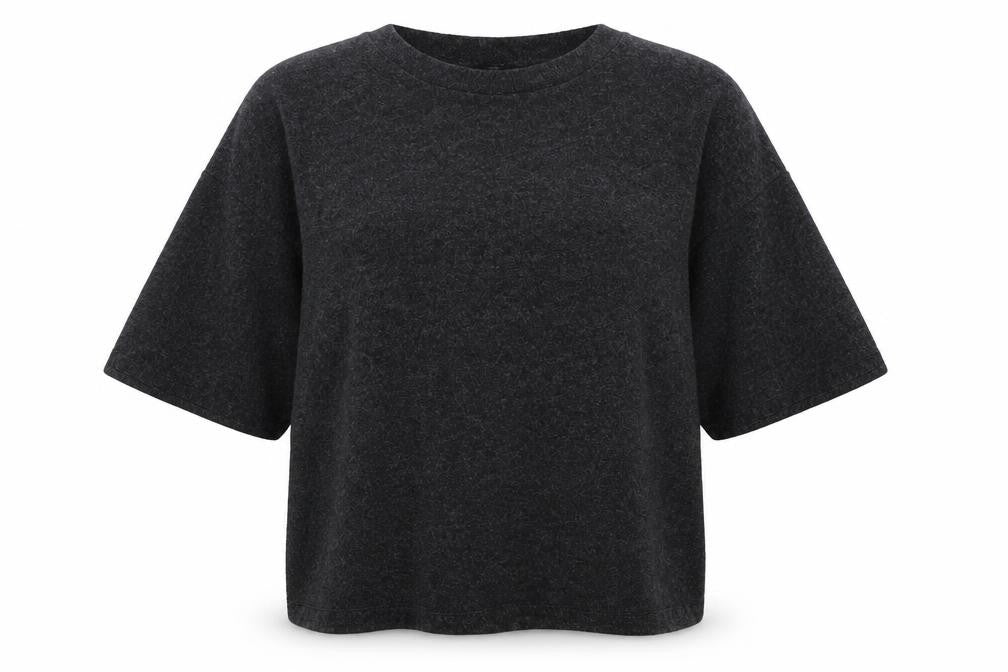 Front view of F&F women’s grey jumper, size UK 14