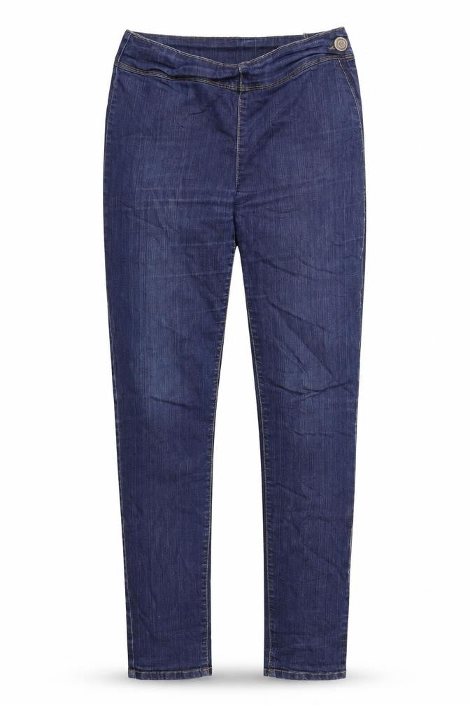 Kapphal Womens Blue  Denim Skinny Jeans Size 12 L29 in