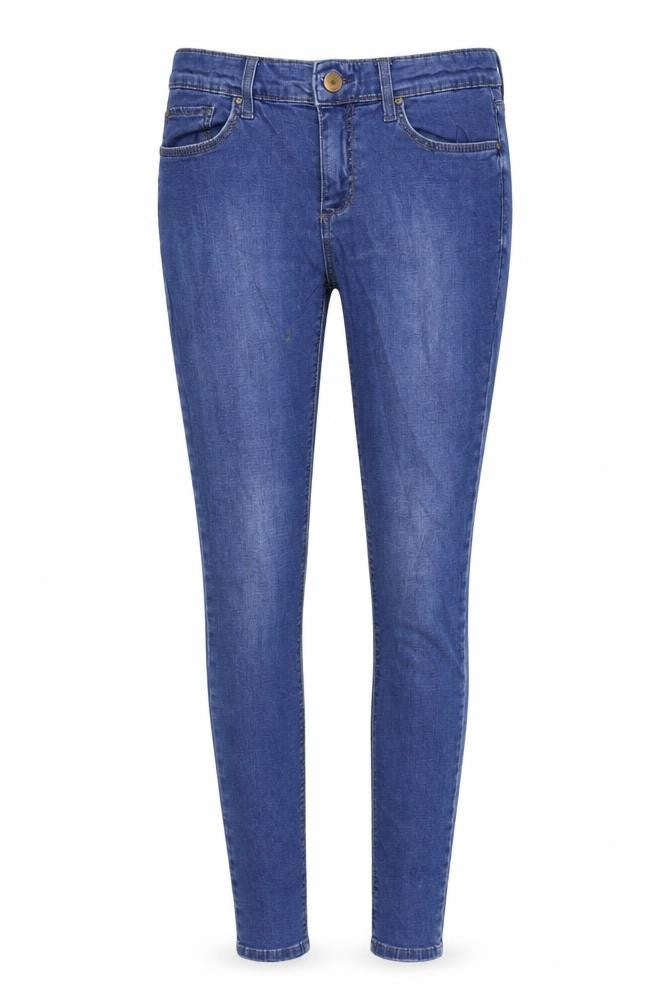 Topshop Womens Blue  Denim Skinny Jeans Size 26 in L30 in