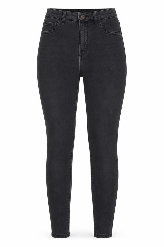 Pull&Bear Womens Grey Denim Skinny Jeans Size 8 L27 in