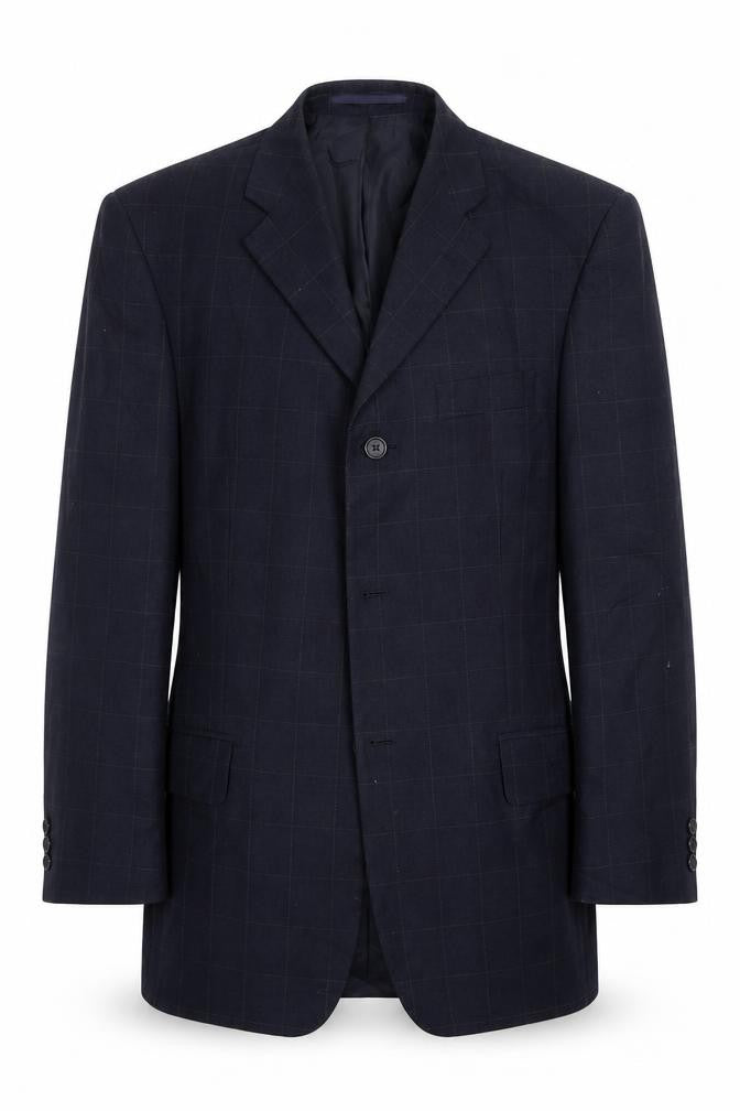 Preworn Mens Blue Jacket Suit Jacket Size 40