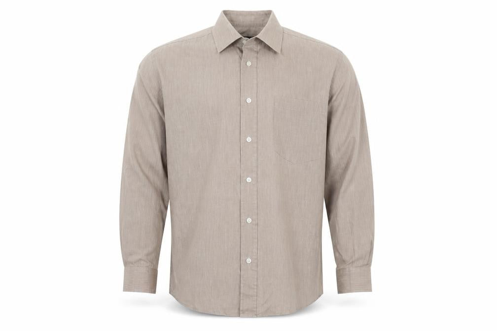 Taylor & Wright Mens Brown    Button-Up Size 15