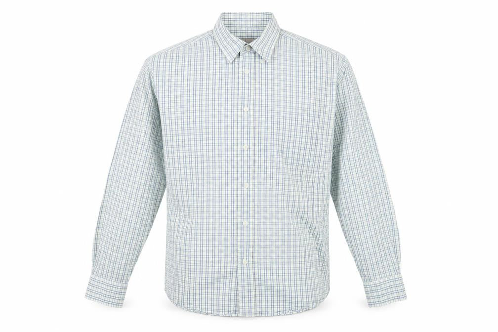 Zantos Mens Multicoloured Check   Button-Up Size M