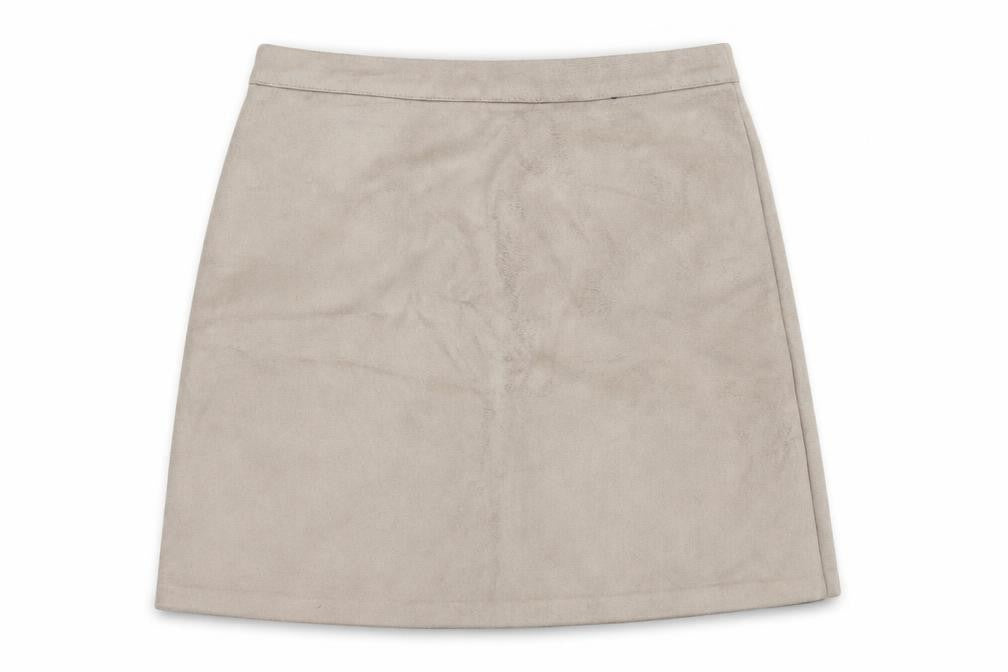 Primark Womens Brown  Velour A-Line Skirt Size 8