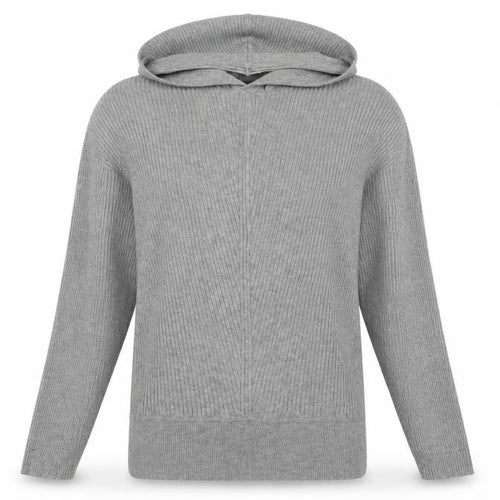 F&F Womens Grey Striped  Pullover Hoodie Size 12