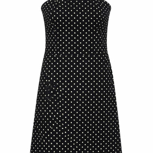 Divided Womens Black Polka Dot  Tank Dress  Size 10
