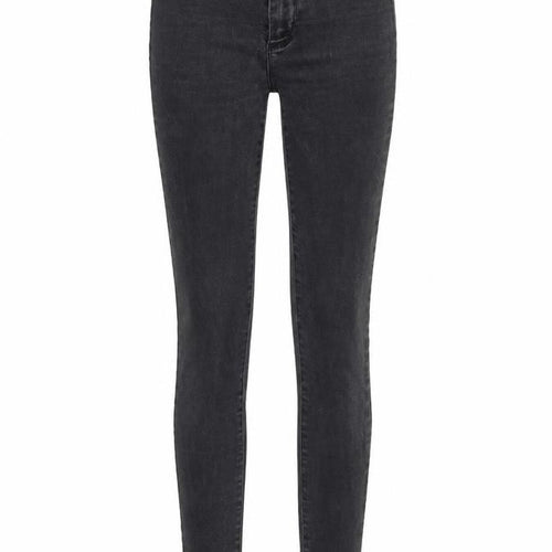 DenimCo Womens Black  Denim Skinny Jeans Size 8 L31 in