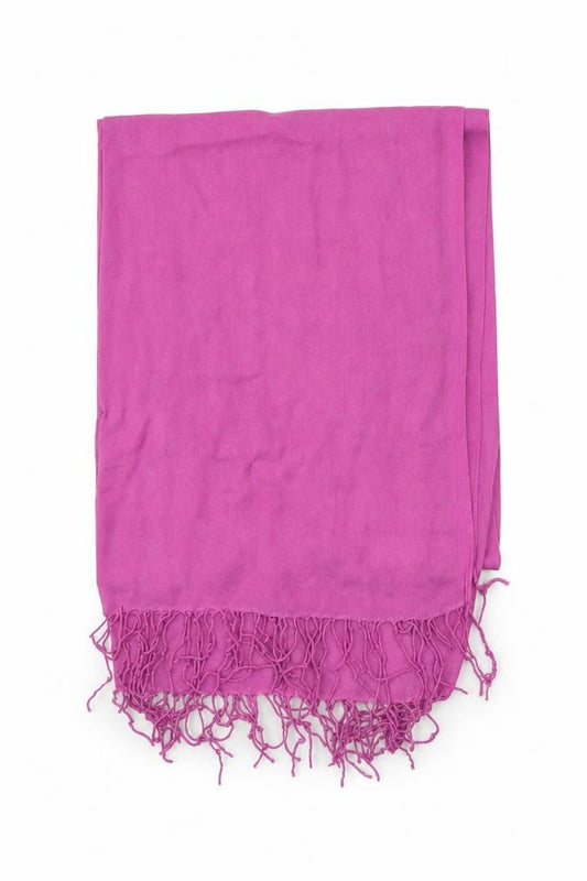 Front view of Preworn women’s purple shawl/wrap