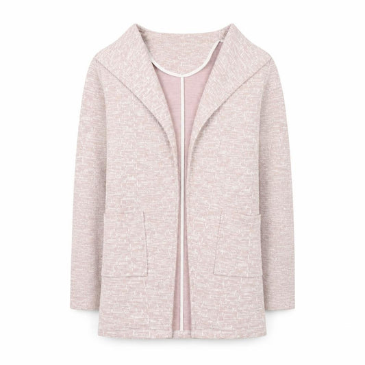 Front view of River Island girls’ pink cardigan jumper, size 11-12, years