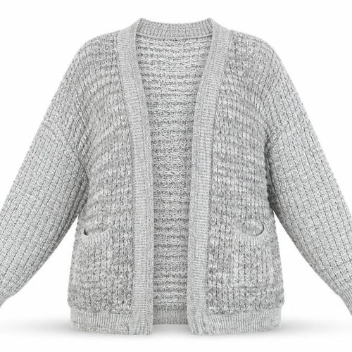 Glimpse Womens Grey   Cardigan Jumper Size L